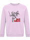 kirikoko Iron Maiden, The Trooper Sweatshirt Iron Maiden Pink