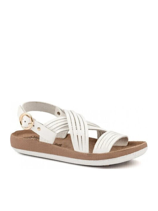 Fantasy Sandals Linda Δερμάτινα Γυναικεία Ανατο...