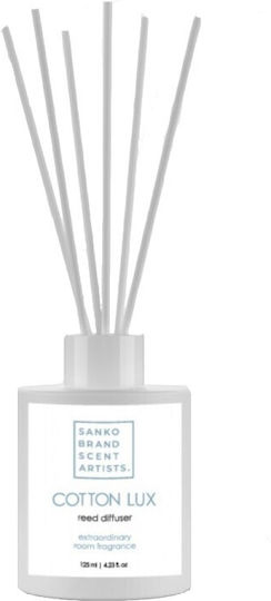 Sanko Scent Diffuser Cotton Lux with Fragrance White Musk RD423S 125ml