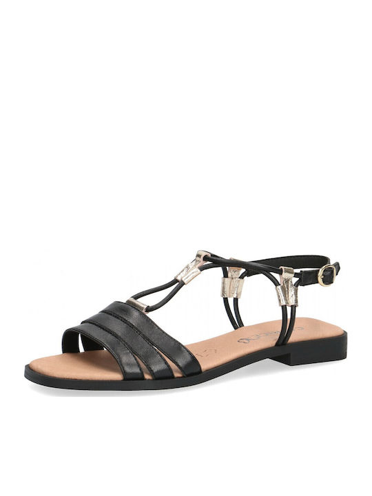 Sandale Casual Damă Anatomici Din Piele Negru