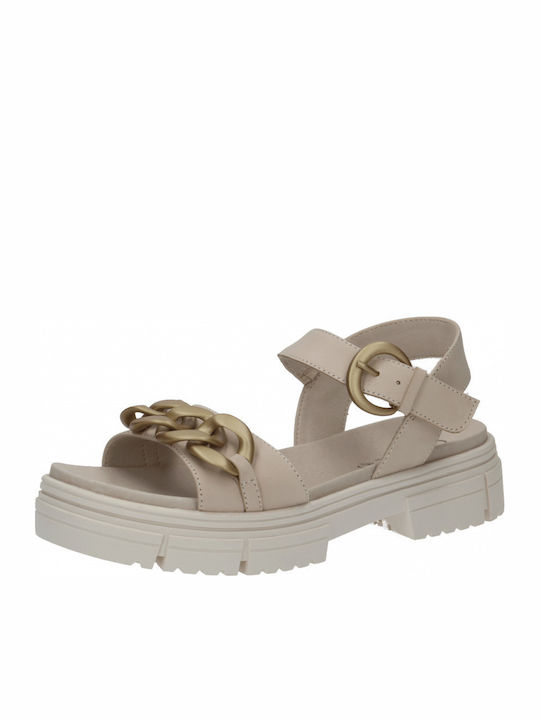 Caprice Leather Women's Flat Sandals Anatomic w...