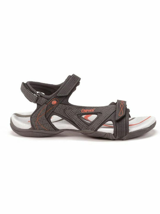 Chiruca Women's Flat Sandals Sporty in Gray Color