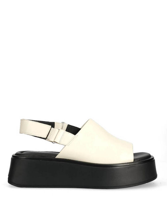 Vagabond Leather Women's Sandals White