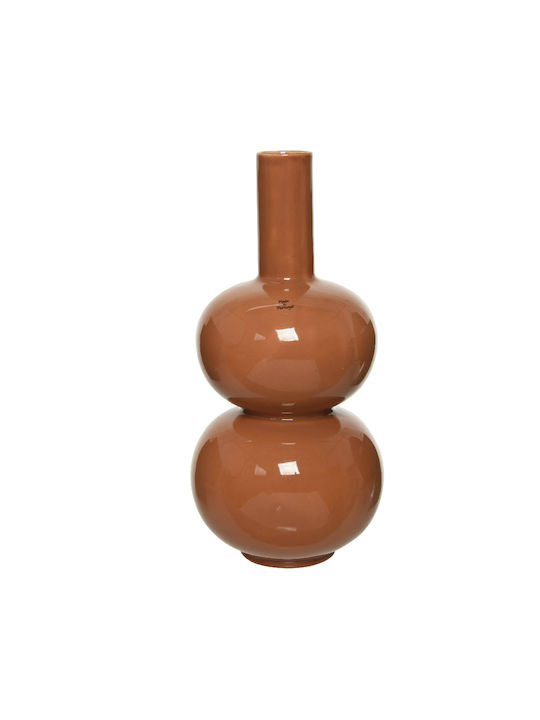 Vază Decorativă Ceramică Maro 19.5x19.5x41cm 1buc