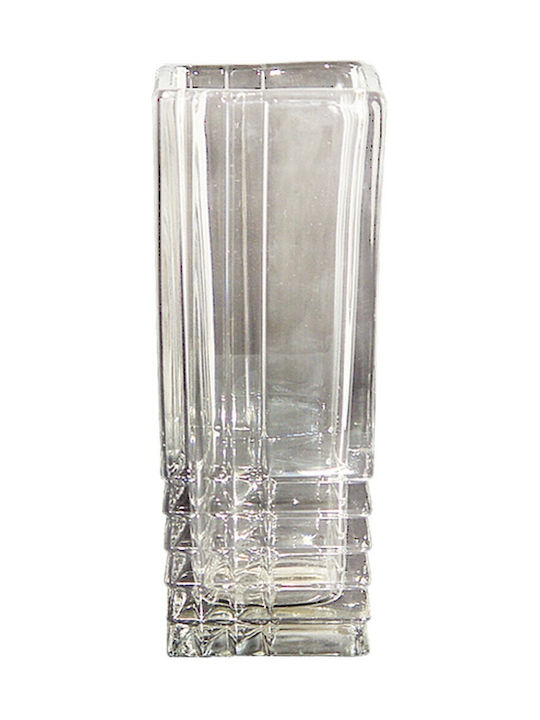Vază Decorativă Sticlă Transparent 25cm 1buc
