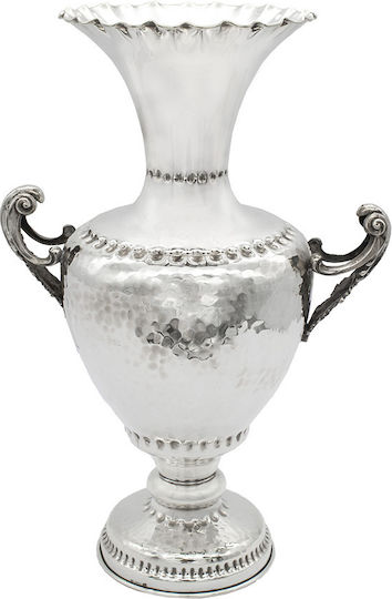Savvas Design Vază Decorativă Argint Argintiu 23x23x33cm 1buc