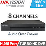 Hikvision HiWatch Überwachungs-Videorekorder DVR 8 Kanäle HWD-5108MH(S)