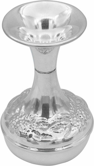 Vază Decorativă Argint Argintiu 6x6x9cm 1buc