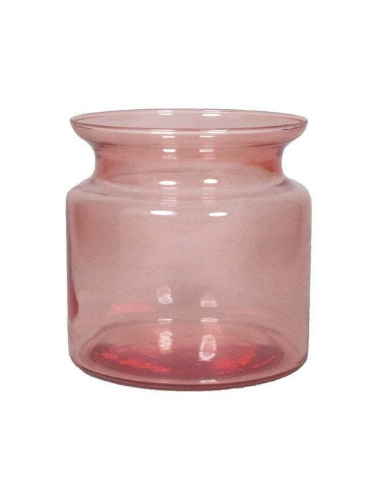 Floran Διακοσμητικό Βάζο Glas Rosa 15x14.5cm 1Stück