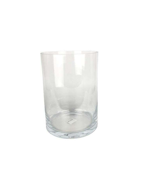 Floran Διακοσμητικό Βάζο Glas Transparent 18x18x25cm 1Stück