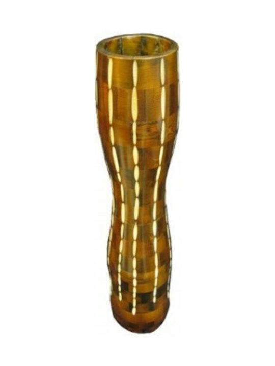 Wooden Vase 15x15x69cm