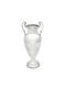 Savvas Design Διακοσμητικό Βάζο Ασημένιο Ασημί Φ9xΥ22cm