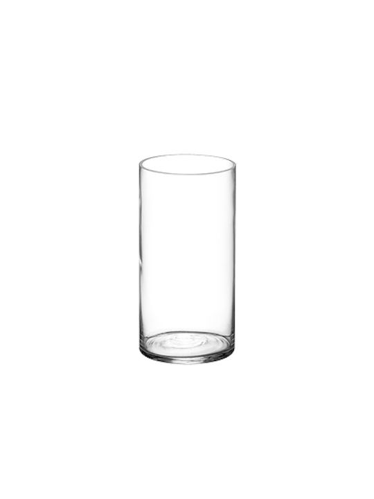 Διακοσμητικό Βάζο Glas Transparent 10x10x20cm 1Stück