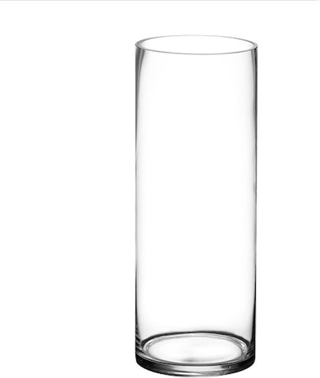 Palma Emporio Βάζο Γυάλινο Διάφανο Φ15xΥ40cm