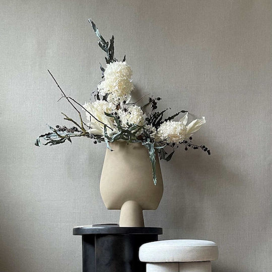101 Copenhagen Decorative Vase Beige 33x16x43cm