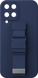Powertech Umschlag Rückseite Blau (Galaxy A42)
