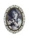 Royal Art Collection Oval Metallic Picture Frame 13x18cm