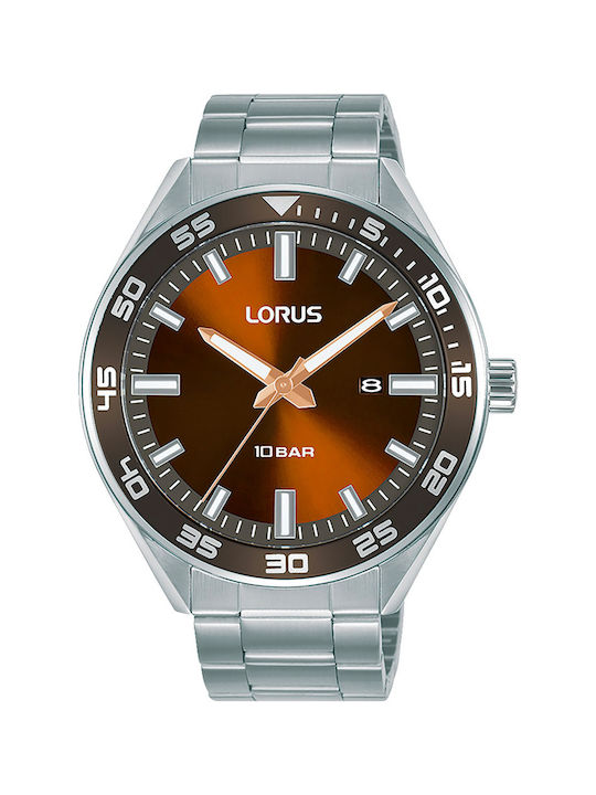 Lorus Uhr Batterie mit Silber Metallarmband