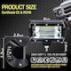 Waterproof Headlights Car in Bar Shape LED Mitsubishi Pick-up 72W 12.7cm with White Lighting 1pcs