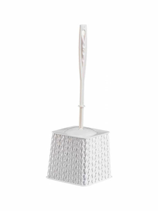 Plastic Toilet Brush White