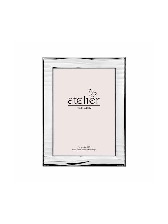 Atelier Κορνίζα Ασημένια με Ασημί Πλαίσιο