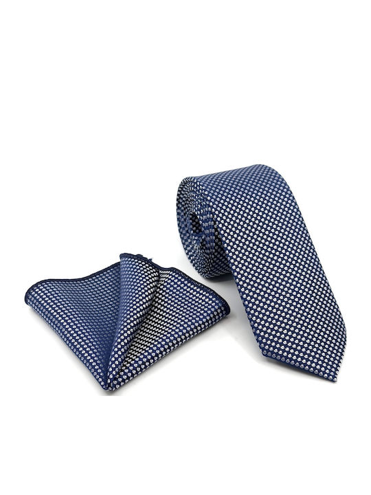 Legend Accessories Men's Tie Set Printed in Blu...