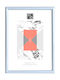 Far Wall-Mounted Plastic Photo Frame With White Frame