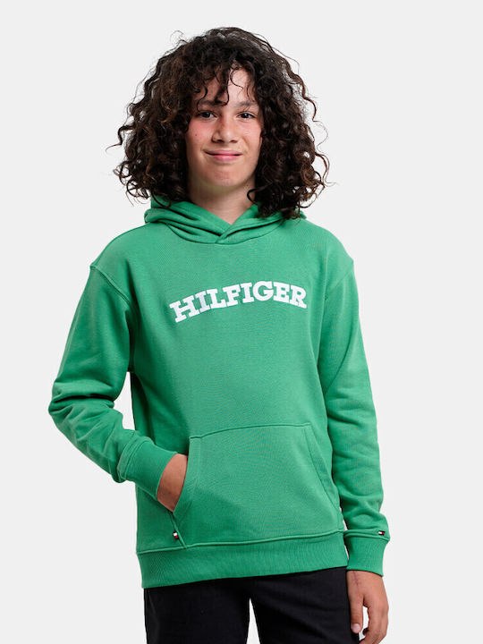 Tommy Hilfiger Детски Суичър с Качулка и Джобов...
