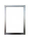 Mulex Wooden Photo Frame with Silver Frame