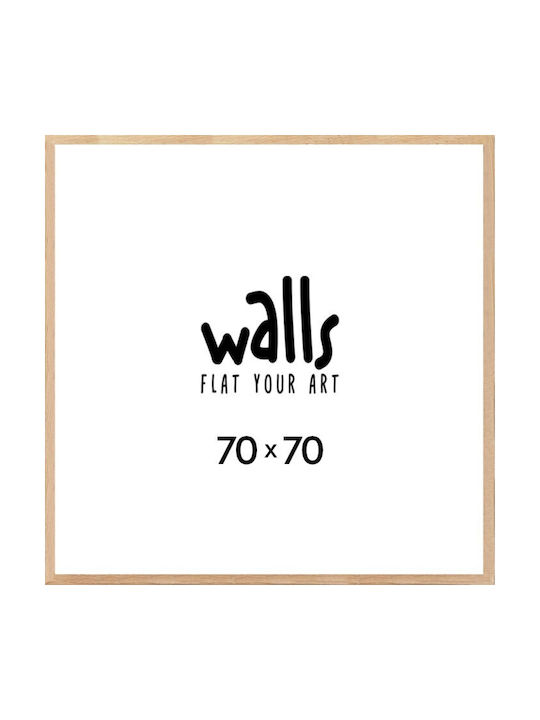 Walls Κορνίζα Τοίχου Ξύλινη με Μπεζ Πλαίσιο
