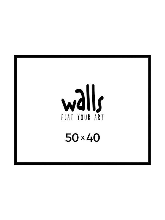 Walls Κορνίζα Τοίχου Ξύλινη με Μαύρο Πλαίσιο