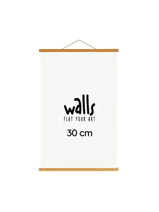 Walls Κορνίζα Τοίχου Ξύλινη με Μπεζ Πλαίσιο
