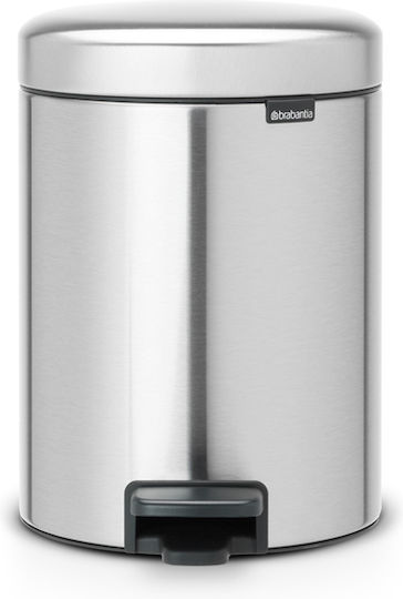 Brabantia Μεταλλικό Καλαθάκι Μπάνιου 5lt Γκρι