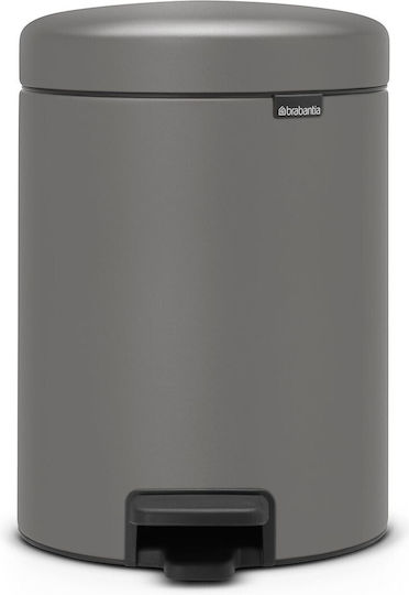 Brabantia Metallic Bathroom Basket 5lt Gray