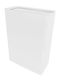 Bronze Art TT 25TT-AA-T Metallic Bathroom Basket 25lt White