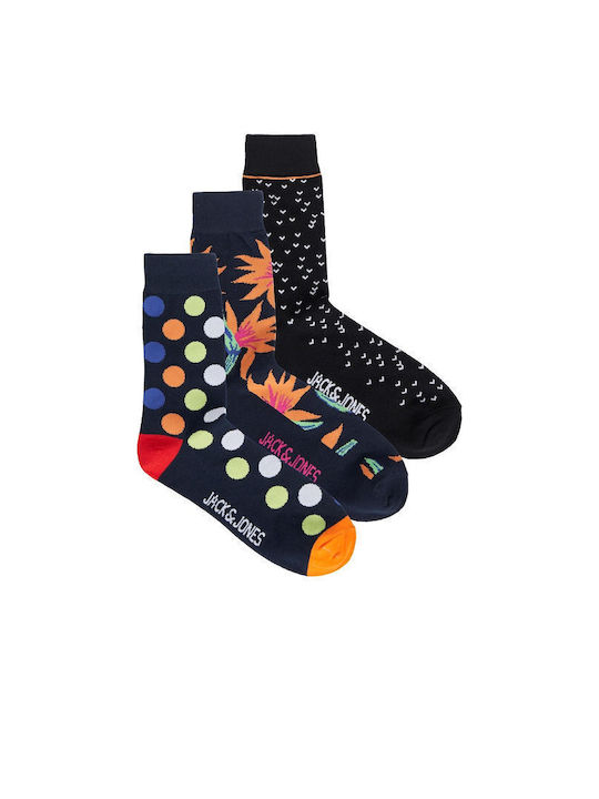 Jack & Jones Patterned Socks Black 3Pack