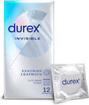 Durex Προφυλακτικά Invisible 56mm Λεπτά 12τμχ