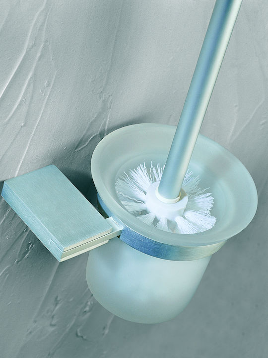 ABM Glass Toilet Brush Silver