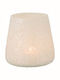 Jolipa Candle Holder suitable for Tealights Glass in White Color 11x11x11cm 1pcs