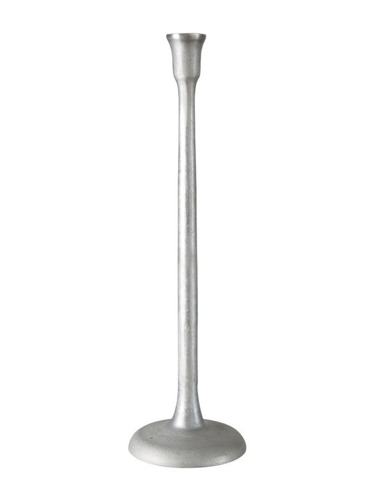 Affari Kerzenhalter Aluminium in Silber Farbe 13x46x46cm 1Stück