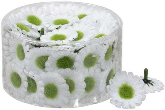 Artificial Decorative Branch Daisy White 100pcs ED Collection