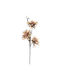 Artificial Decorative Branch Dahlia Brown 106cm 1pcs