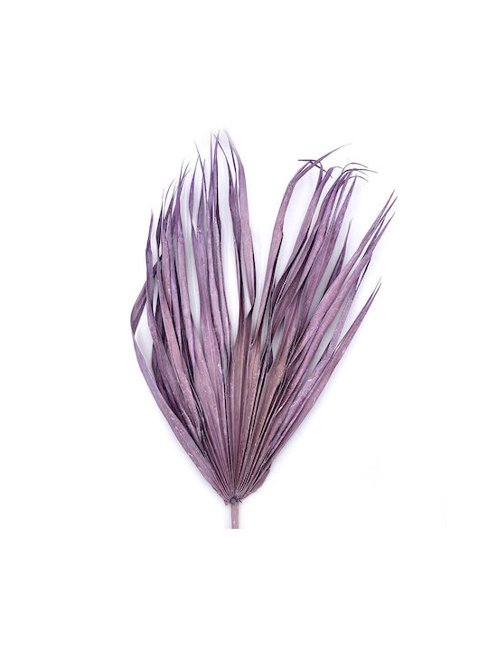 Artificial Decorative Branch Palm Tree Purple 50cm 1pcs