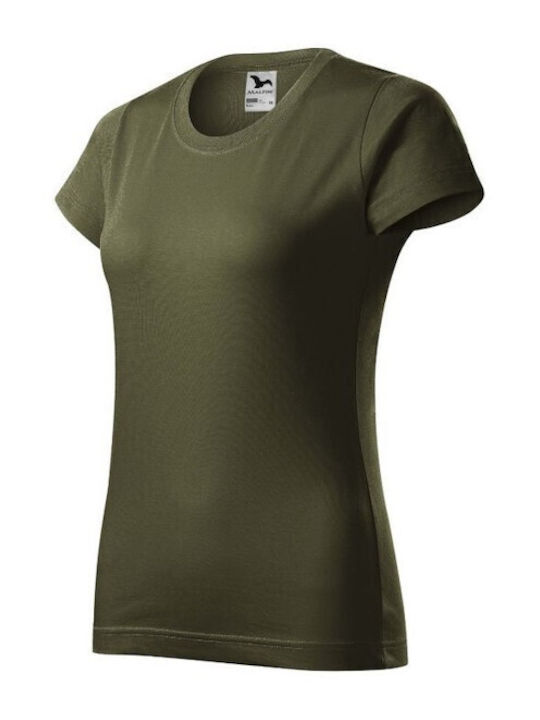 Malfini Basic Werbe-T-Shirt für Damen in Grün