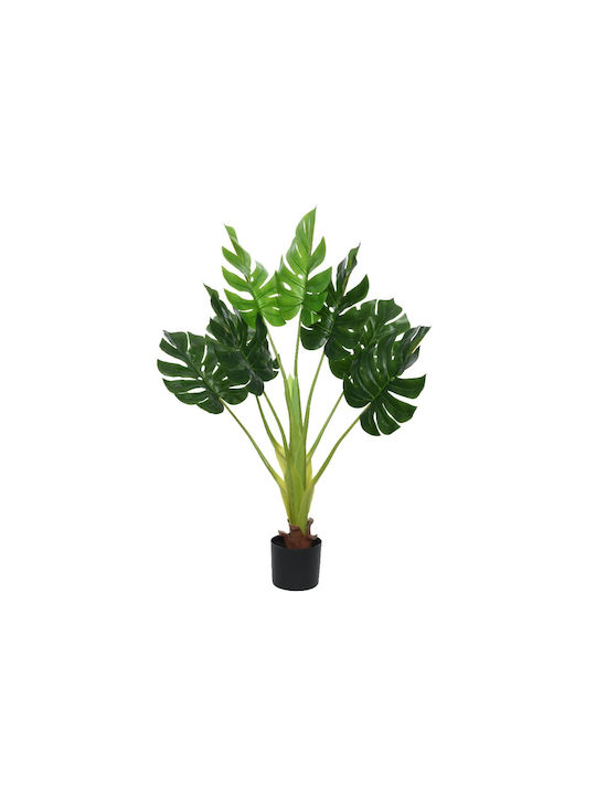 Изкуствено Растение в Саксийка Monstera Green 1бр