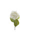 Artificial Decorative Branch Hydrangea White 1pcs