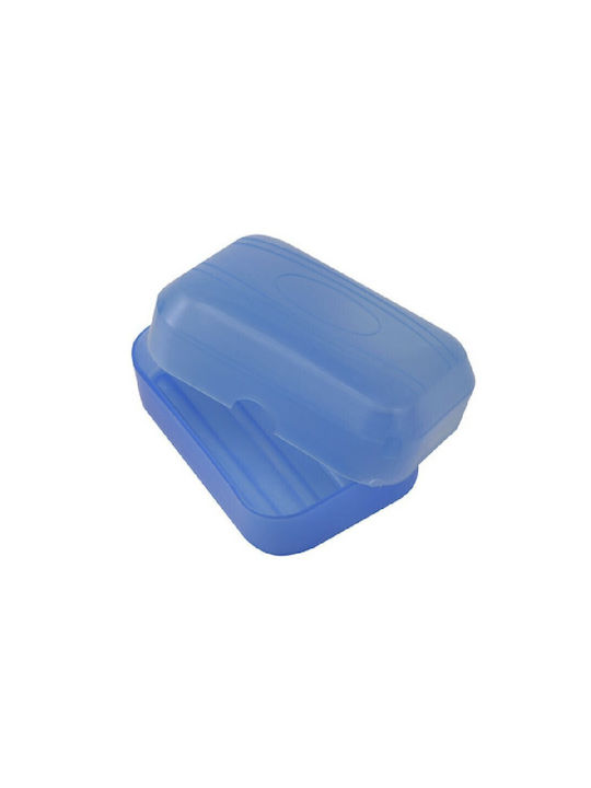 Plastic Soap Dish Countertop Blue