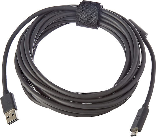 Logitech Meetup USB 2.0 Kabel USB-C männlich - USB-A Schwarz 5m (993-001391)