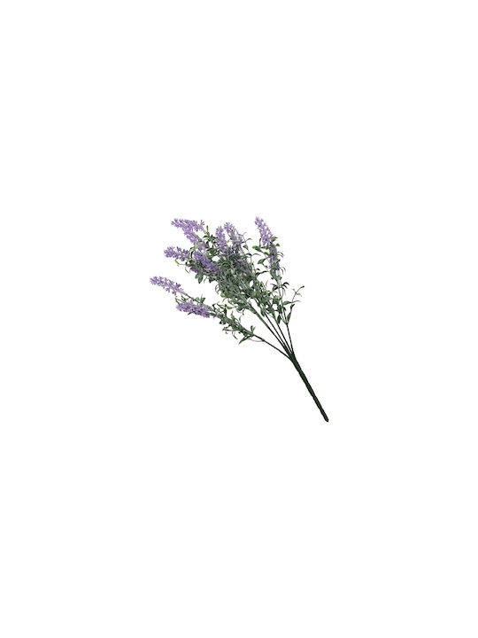 Ramură Decorativă Artificială Lavanda Lila 42cm 1buc