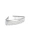 Tatay Wandmontiert Schwamm-Halter Metallisch Silber